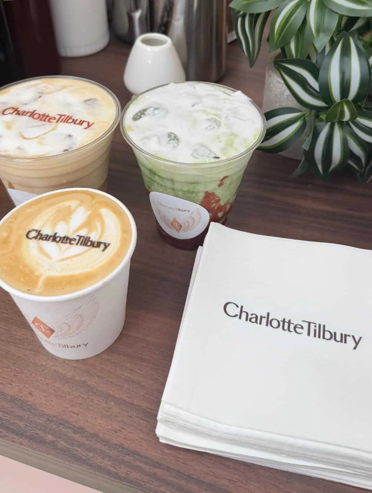 Custom coffee and matcha drinks from a Miami coffee cart